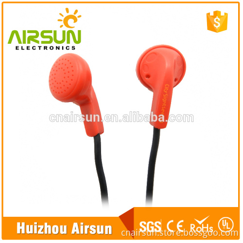 Bulk Stock Colorful Cheapest Disposable Airline headphone Earphones